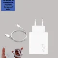 BUĞZ Güvenli ve Hızlı Şarj İçin 67W Turbo Adaptör Type-C Kablo ile - Lisinya