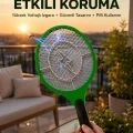 BUĞZ Hafif ve Ergonomik Elektronik Böcek Öldürücü – Güvenlik Koruması ile Pil Kontrollü