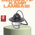  Hafif ve Taşınabilir Retro Tasarım Kamp Lambası