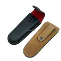 BUĞZ Hakiki Deri Çakı Kılıfı No:4 - 14 Cm, Kemerlikli
