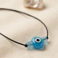 BUĞZ Handmade Bohem Açık Mavi Nazar Kolye