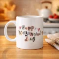 BUĞZ Happy Valentine’s Day Porselen Kupa – Model 1 Sevgililer Günü Hediyesi
