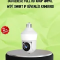 BUĞZ Hareket Algılamalı 360° Wi-Fi Akıllı Ampül Kamera