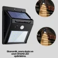 BUĞZ Hareket Algılamalı Solar LED Güvenlik Lambası Yeni Nesil