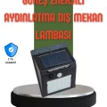 BUĞZ Hareket Sensörlü Güneş Enerjili Dış Mekan LED Lamba 100/144 LED