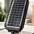 BUĞZ Hareket Sensörlü Solar LED Aydınlatma 3 Modlu Uzaktan Kumandalı Bahçe Lambası