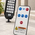 BUĞZ Hareket Sensörlü Solar LED Aydınlatma 3 Modlu Uzaktan Kumandalı Bahçe Lambası