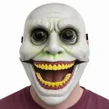 BUĞZ Hareketli Çene Mekanizmalı Korku Maskesi Yeşil