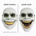 BUĞZ Hareketli Çene Mekanizmalı Yeşil Korku Maskesi