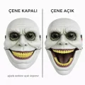 BUĞZ Hareketli Çene Mekanizmalı Yeşil Korku Maskesi