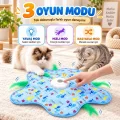 BUĞZ Hareketli İnteraktif Kedi Oyun Matı - USB Şarjlı - 3 Oyun Modu
