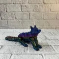 BUĞZ Hareketli Kurt Rainbow dekoratif esnek figür 10x24 cm