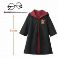 BUĞZ Harry Potter Çocuk Bebek Kostüm Seti – Asa Gözlük Pelerin 71 cm (2-4 Yaş)