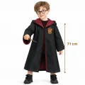 BUĞZ Harry Potter Çocuk Bebek Kostüm Seti – Asa Gözlük Pelerin 71 cm (2-4 Yaş)