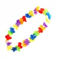 BUĞZ Hawaii Çiçekli Boyun Kolyesi - Renkli Tropikal Parti Leisi