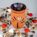 BUĞZ Hayat Ağacı El Yapımı Çömlek Buhurdanlık Tütsülük