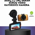 BUĞZ HD Araç Kamerası 2.7 İnç Ekran G Sensor Destekli
