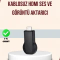 BUĞZ HDMI Kablosuz Ekran Alıcısı – iOS, Android,PC Uyumluluğu