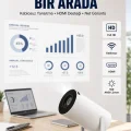 BUĞZ HDMI ve USB Girişli Uzun Ömürlü Ampullü Projeksiyon