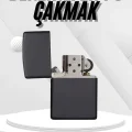  Hediyelik Zarif Zippo Model Siyah Benzinli Çakmak