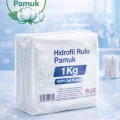 BUĞZ Hidrofil Rulo Pamuk 1 Kg Saf Pamuk Yüksek Emici Medikal ve Kozmetik Kullanım 1 ADET