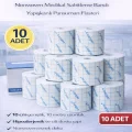 BUĞZ Hipoalerjenik Fix Flaster 10 cm x 10 m 10 Adet Nonwoven Medikal Sabitleme Bandı Yapışkanlı Pansuman Flasteri