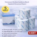BUĞZ Hipoalerjenik Fix Flaster 5 cm x 5 m 5 Adet Nonwoven Medikal Sabitleme Bandı Yapışkanlı Pansuman Flasteri