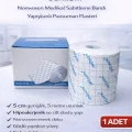 BUĞZ Hipoalerjenik Fix Flaster 5 cm x 5 m Nonwoven Medikal Sabitleme Bandı Yapışkanlı Pansuman Flasteri
