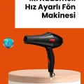  Hızlı Kurutma ve Şekillendirme İçin Profesyonel Saç Kurutma Makinesi