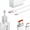 BUĞZ Hızlı Şarj Aleti Adaptörü Kablo Seti 67W Uzun Ömürlü Beyaz - Lisinya
