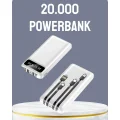 BUĞZ Hızlı Şarj Destekli 20.000mAh Powerbank USB Type-C Lightning LCD