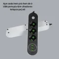 BUĞZ Hızlı Şarj Özellikli 3 USB Girişli Üçlü Priz - Lisinya