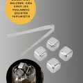 BUĞZ Hızlı Soğutma Özellikli Paslanmaz Metal Buz Küpü Takımı Yeni Nesil