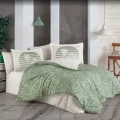  Hobby Çift Kişilik Ranforce Nevresim Takımı Eva Yeşil