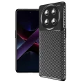 BUĞZ Honor Magic 7 Lite Kılıf Auto Focus Karbon Kapak - Siyah