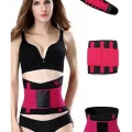  Hot Belt Termal Sauna Kemer Unisex Terletme Korsesi (pembe-siyah)