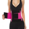  Hot Belt Termal Sauna Kemer Unisex Terletme Korsesi (pembe-siyah)