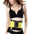 BUĞZ Hot Belt Termal Sauna Kemer Unisex Terletme Korsesi (sarı-siyah)