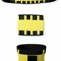 BUĞZ Hot Belt Termal Sauna Kemer Unisex Terletme Korsesi (sarı-siyah)