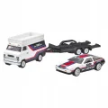  Hot Wheels Car Culture Team Transport DMC DeLorean & HW Rally Hauler Diecast Car