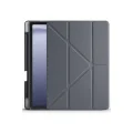 BUĞZ Huawei Honor Pad X9 11.5 Kılıf Kalemlikli Mars Tablet Kılıfı - Koyu Gri