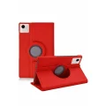 BUĞZ Huawei Honor Pad X9a 360 Tablet Deri Kılıf - Kırmızı