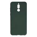BUĞZ Huawei Mate 10 Lite Kılıf Nano İçi Kadife Silikon - Koyu Yeşil