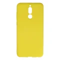 BUĞZ Huawei Mate 10 Lite Kılıf Nano İçi Kadife Silikon - Sarı