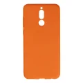 BUĞZ Huawei Mate 10 Lite Kılıf Nano İçi Kadife Silikon - Turuncu