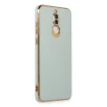 BUĞZ Huawei Mate 10 Lite Kılıf Volet Silikon - Açık Yeşil