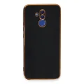 BUĞZ Huawei Mate 20 Lite Kılıf Volet Silikon - Siyah