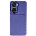 BUĞZ Huawei Nova 12 Se Kılıf Auto Focus Karbon Kapak - Lacivert