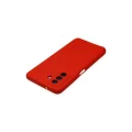 BUĞZ Huawei Nova Y70 Kılıf Nano İçi Kadife Silikon - Kırmızı