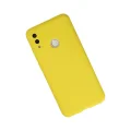 BUĞZ Huawei P Smart 2019 Kılıf Nano İçi Kadife Silikon - Sarı
